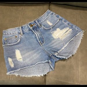 Billabong High Waisted Jean Shorts
